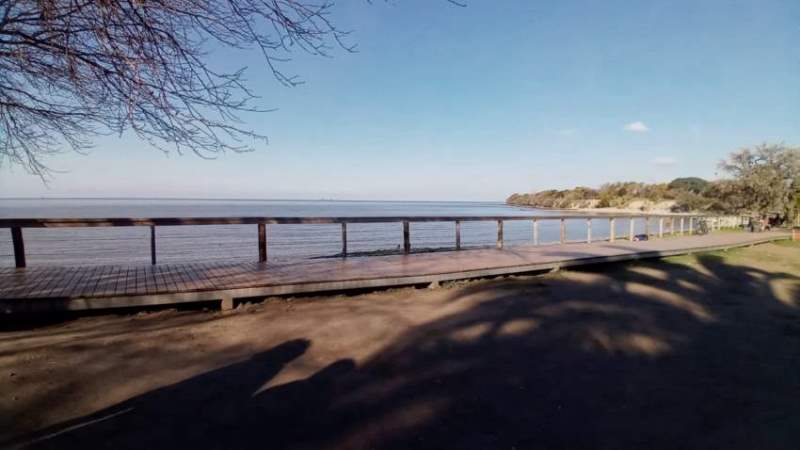 Vista del Río de la Plata desde la Reserva Ecológica Costanera Sur