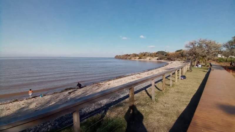 Vista del Río de la Plata desde la Reserva Ecológica Costanera Sur