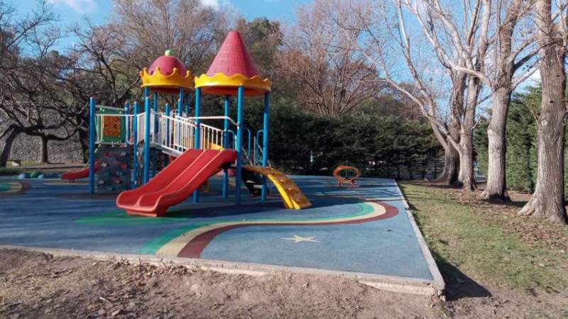 Juegos infantiles en plaza Costanera Sur - Puerto Madero